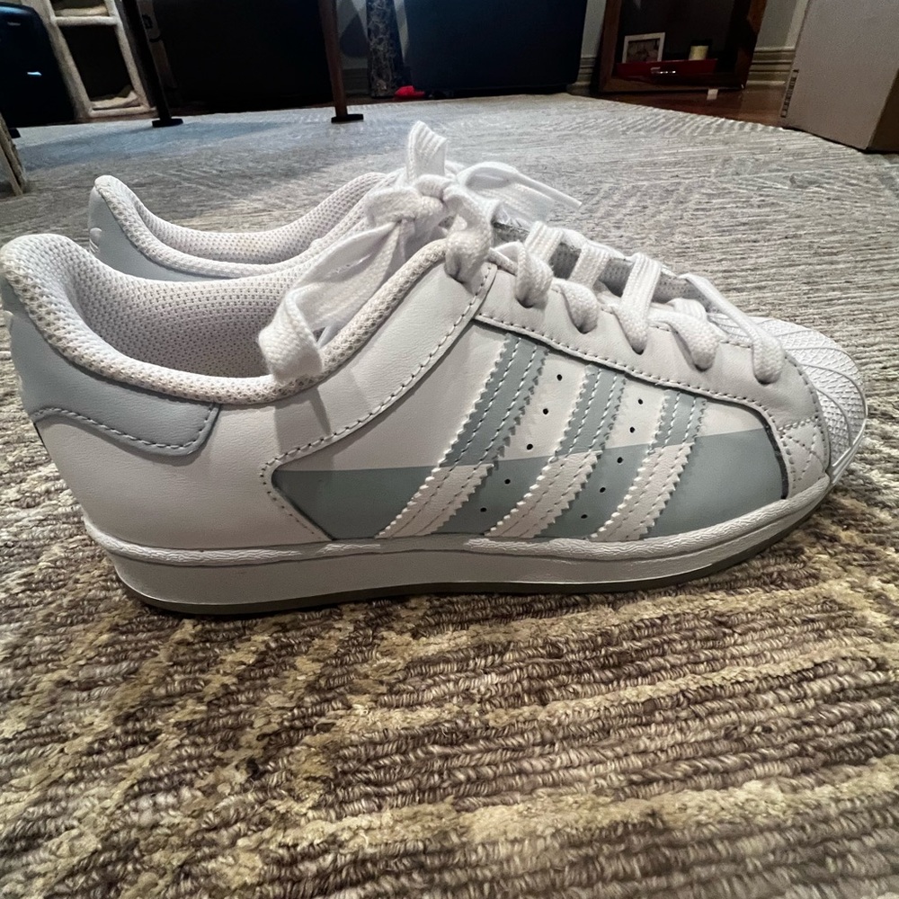 Adidas White and Gray Sneakers
